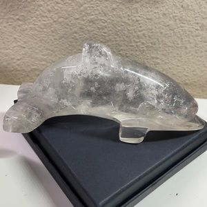 Clear Quartz Dolphin